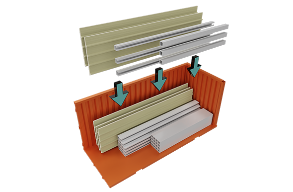 Image 3D du Kitting pour l'outremer