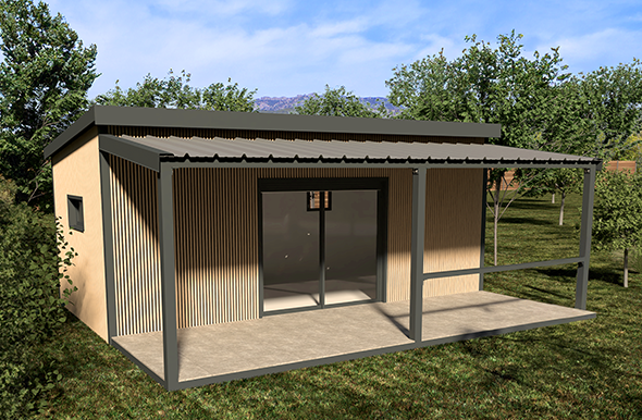 Mini maison dédiée à l'outremer